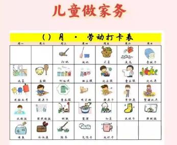 尉氏儿童做家务年龄对照表